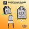 Spooky Central Halloween Ghost Chair Covers (19 x 26 in, 6 Pack)